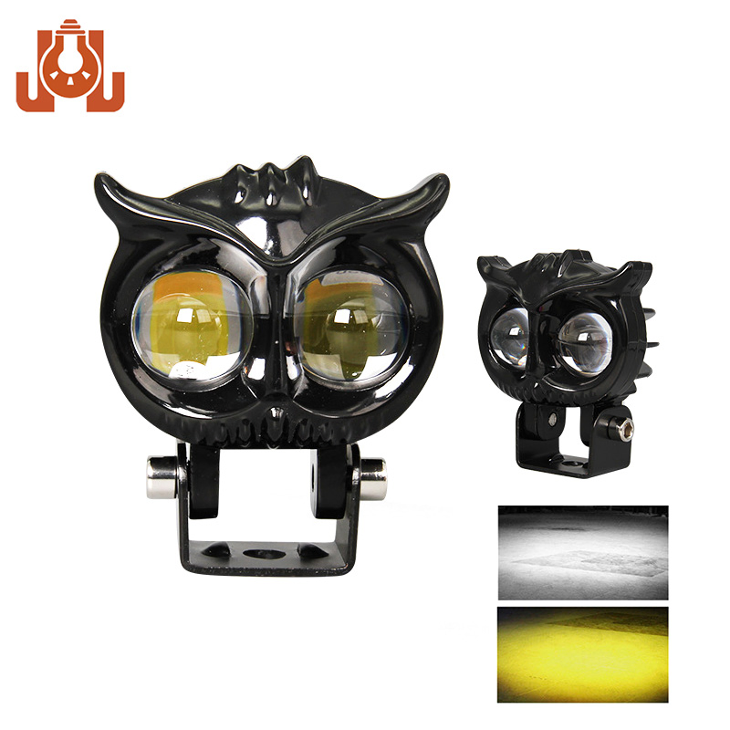 Светодиодная фара-прожектор для мотоцикла, 2 цвета