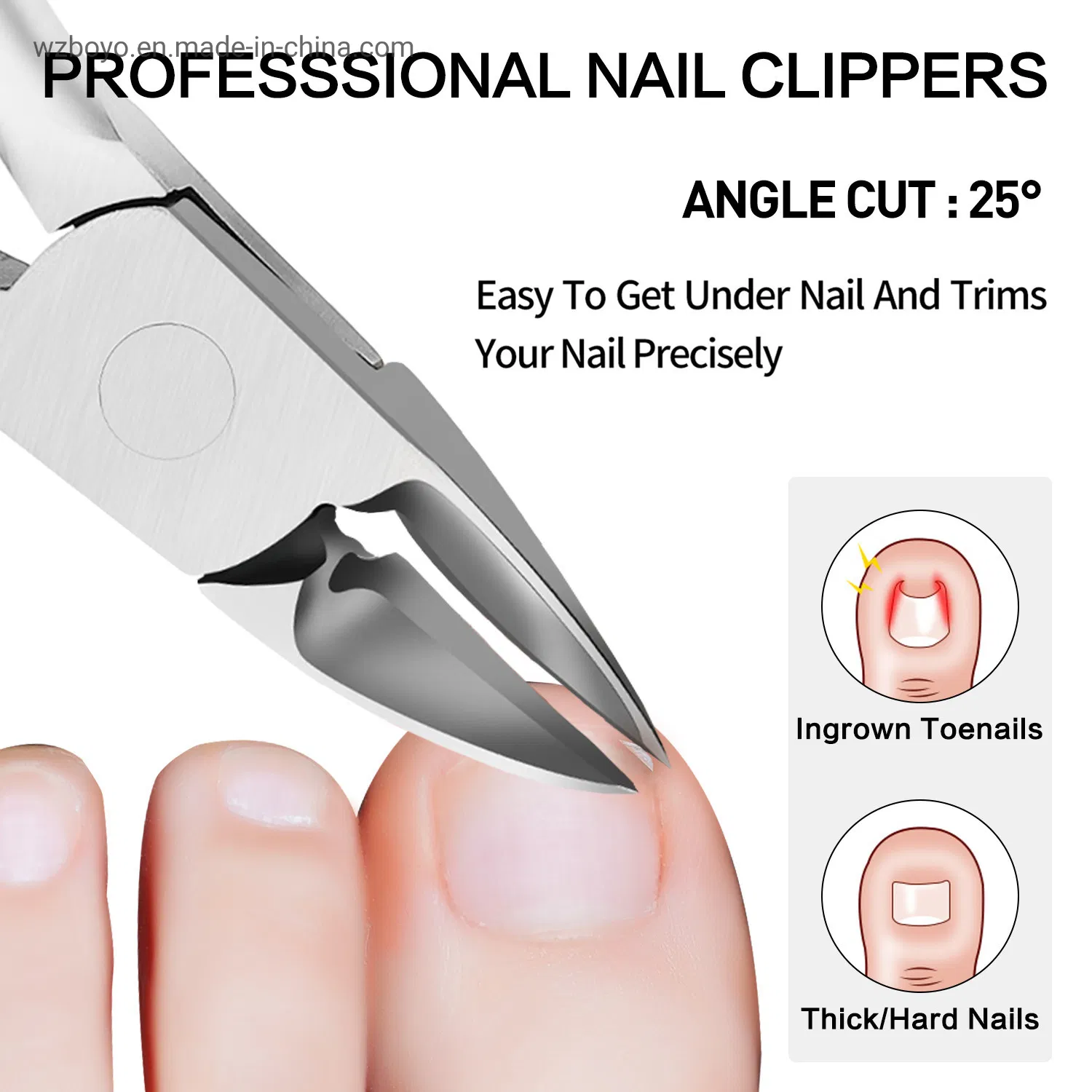 Nail Clipper and Toe Clipper for Thick Nail