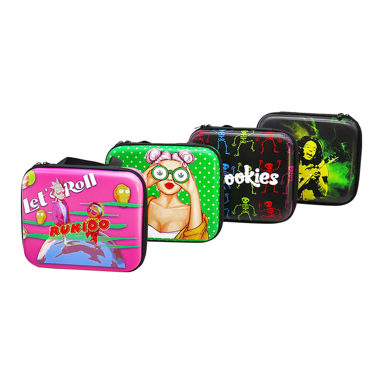 Newest Wholesale 7 Piece Smoking Set Grinder Rolling Tray Combo Kit