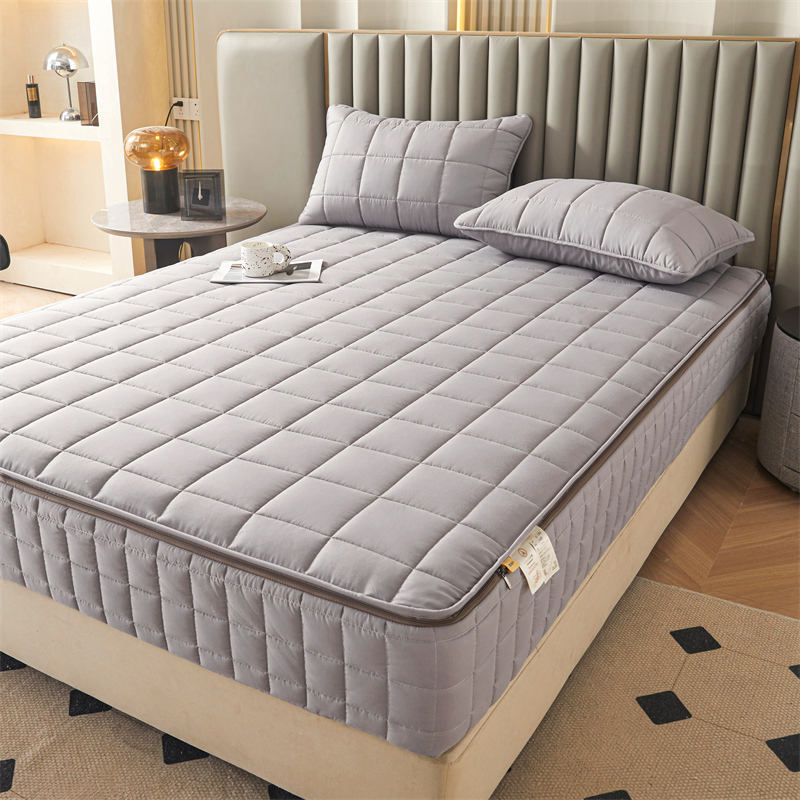 New Waterproof Quilted Mattress Protector Breathable Mattress Cover Cotton Anti-Mite Anti-Bacterial Fitted Bed Sheet Bedspread Fitted Sheet