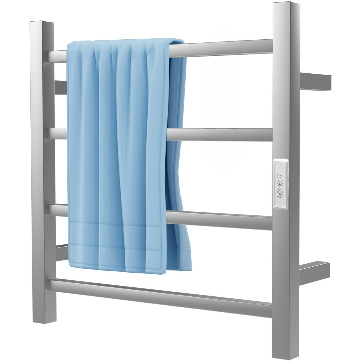 Great Quality 4 Bars Design Polishing Brushed Stainless Steel Heated Towel Rack