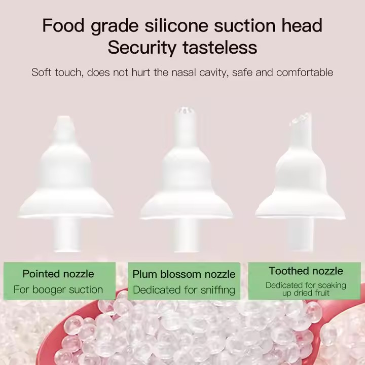Hot Selling Low Noise Nose Cleaner 3 Gears Suction Electric Baby Nasal Aspirator