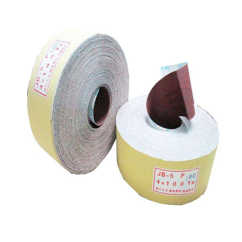 Абразивная шлифовальная лента для дерева в рулоне