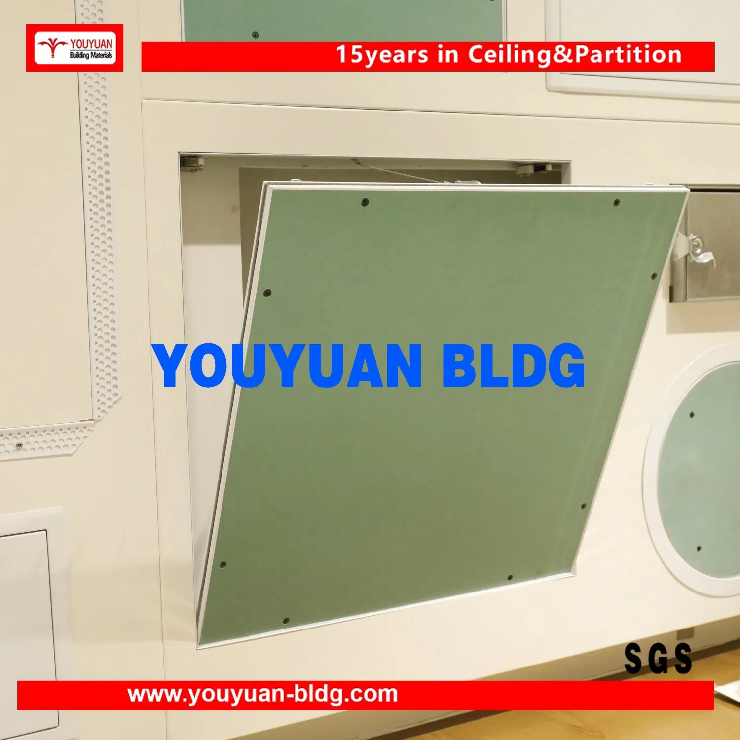 Access Inspection Door Aluminum Frame Plasterboard Access Panel with Snap Touch