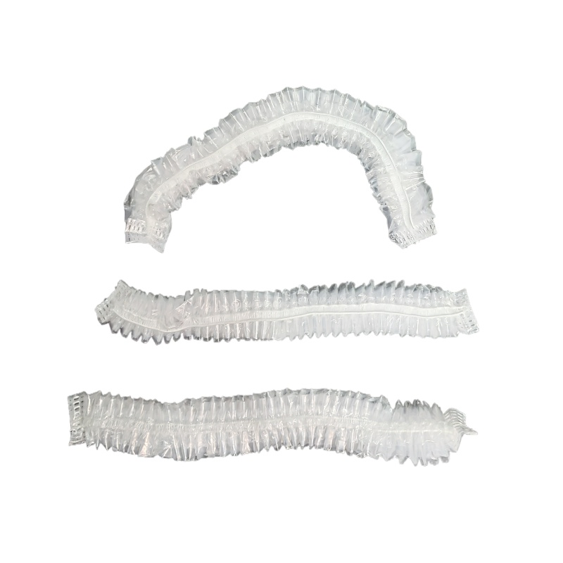 Disposable Waterproof Shower Caps/PE Hair Covers for Women Ideal for Salon Care/Bathing Hotels/ Beauty Salon