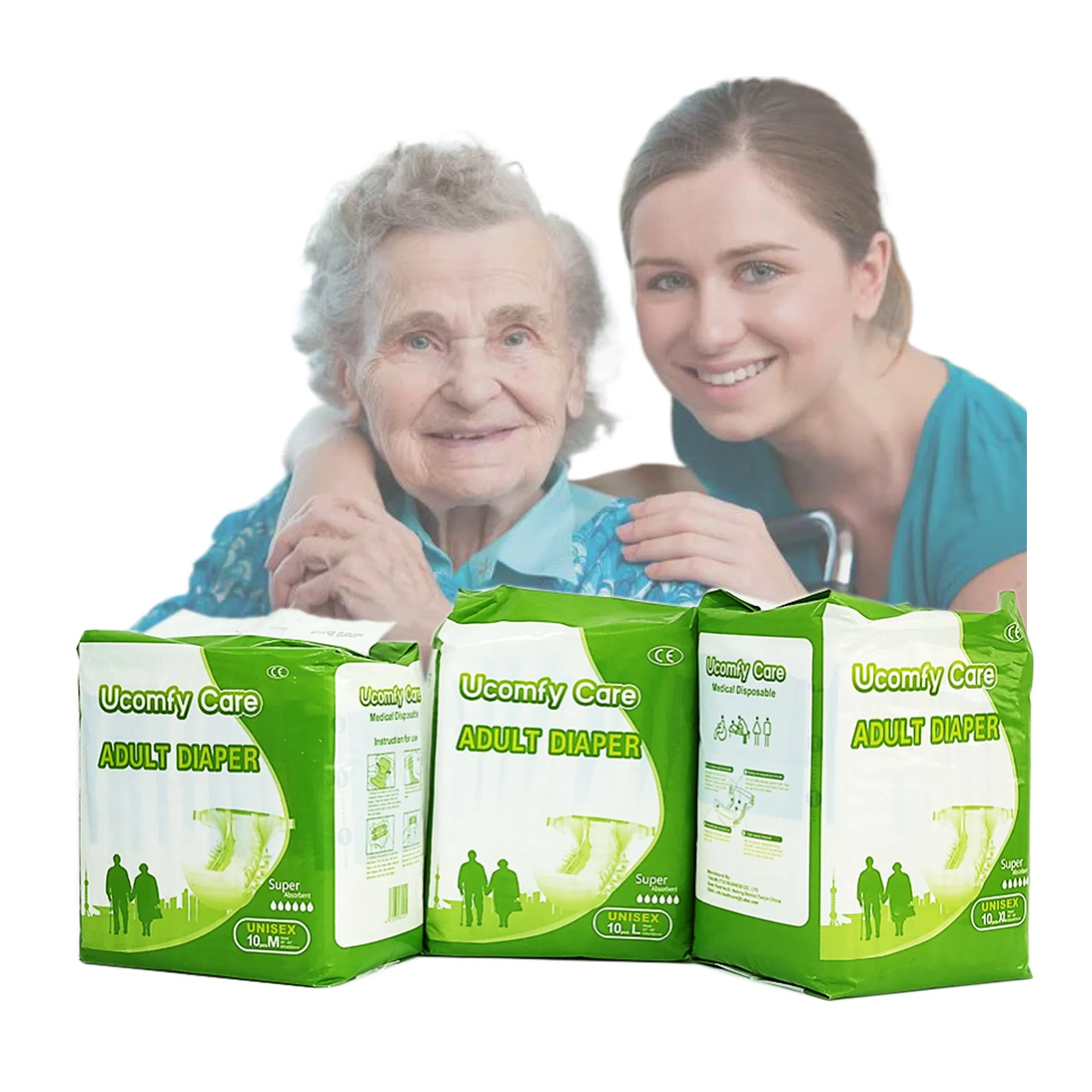 Factory Price OEM Disposable Incontinence Adult Diaper for Elderly People