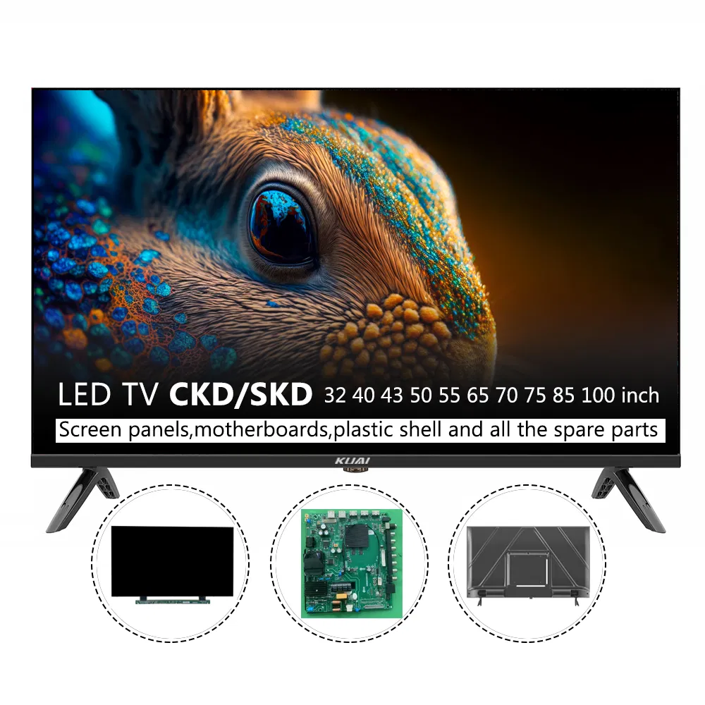 Kuai Television Facotry CKD SKD Spare Parts TV Accessories LED LCD Screen Spare Part Pen Cell TV Screen Replacements