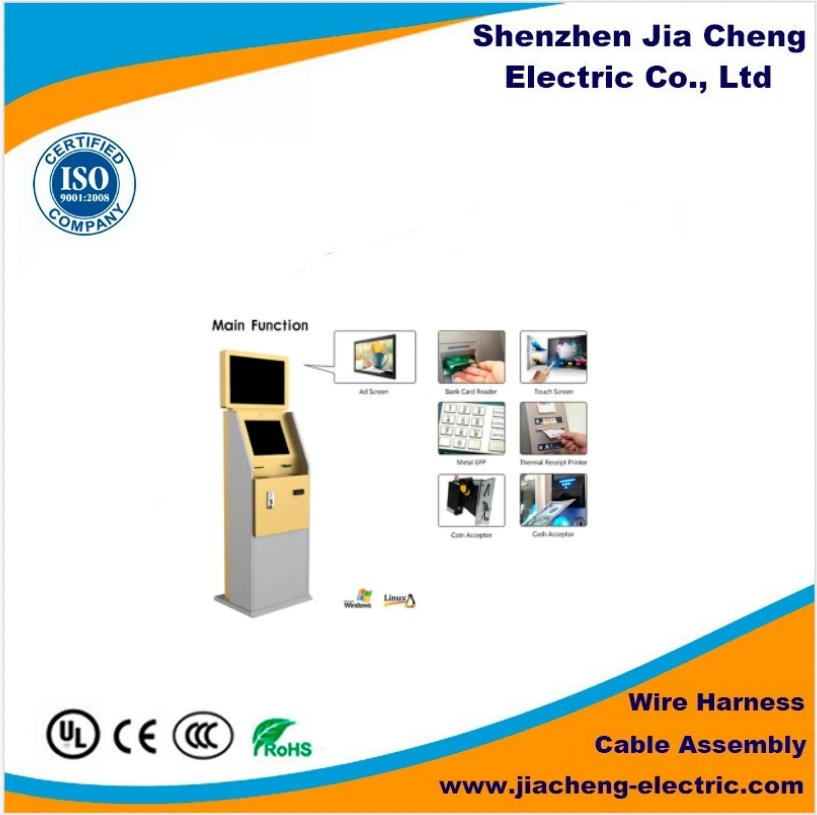 Self Service Kiosk ATM Touch Screen Kiosk LCD Digital Interactive Kiosk