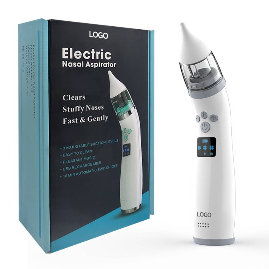 Newborn Silicone Automatic Electric Nasal Aspirator Baby Nose Mucus Sucker Cleaning