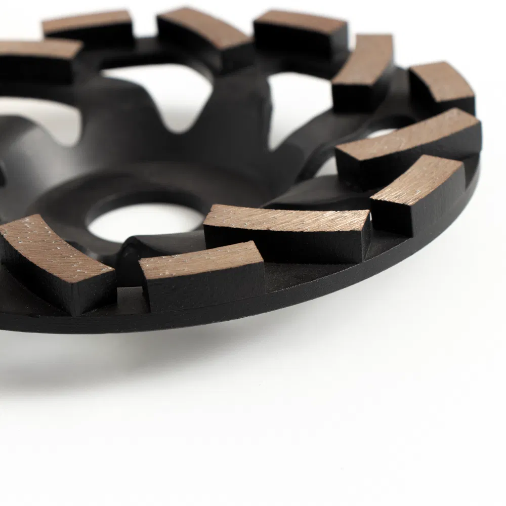 Cold Pressed Turbo Diamond Grinding Cup Edge Wheels for Granite Concrete