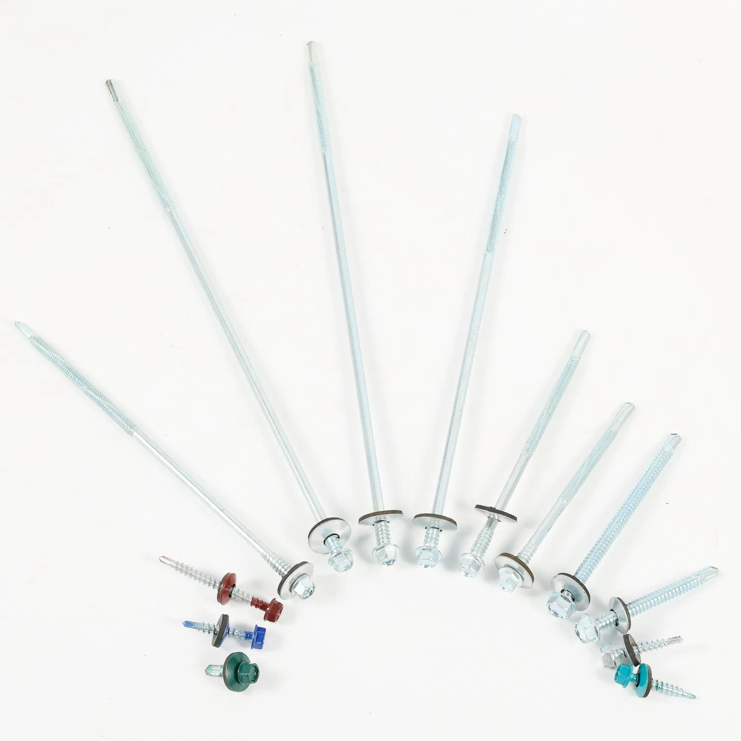 Hex Head Wood Metal-Galvanized Metal Building Roofing Drilling Nail Screw with Washer