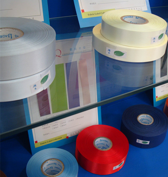 Double Side Slitted Polyester Satin Ribbon