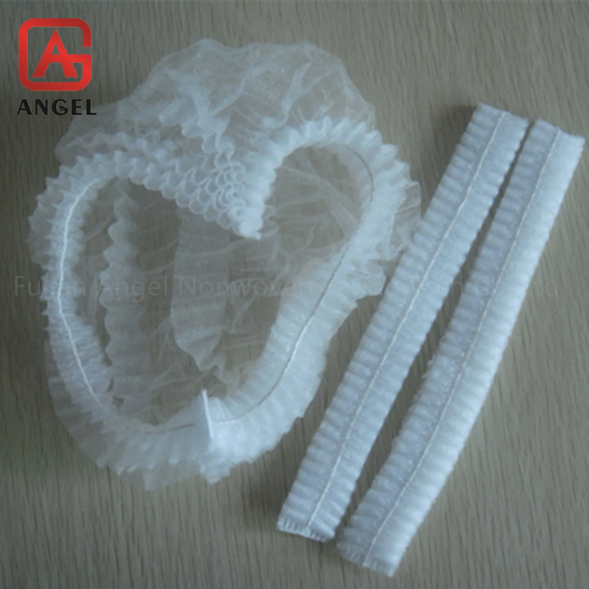Non Woven Disposable Round Cap/Nurse Cap/Bouffant Cap/Hair Net/Mob Cap/Clip Cap
