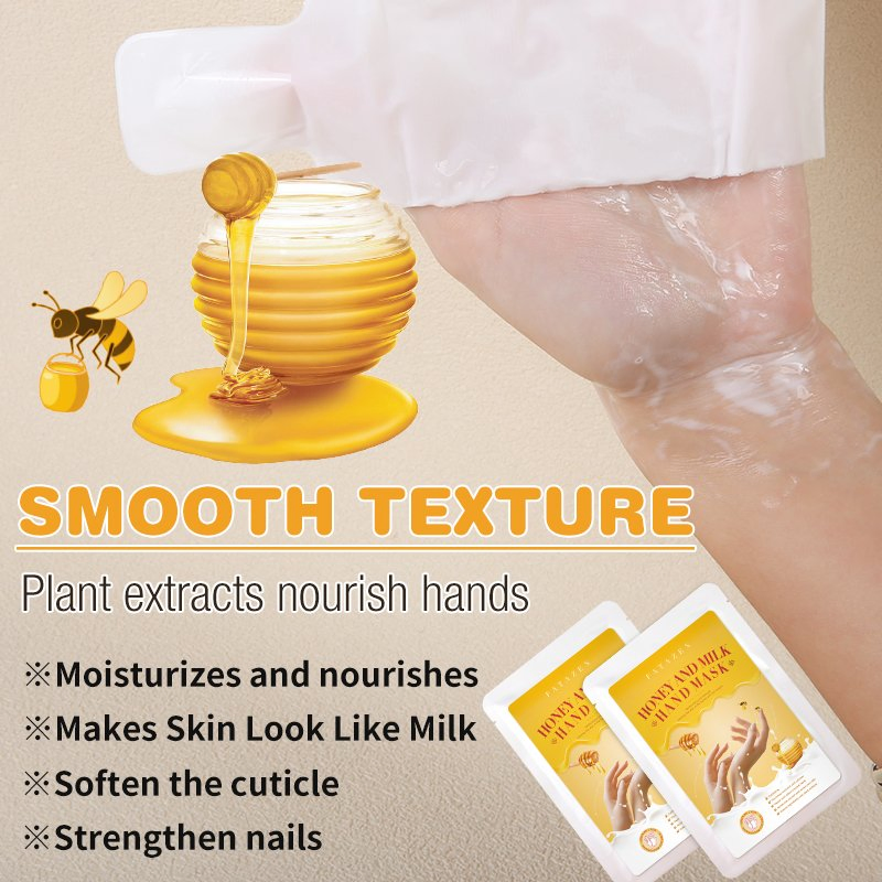 Exfoliating Whitening Hand SPA Skincare Saving Dry Skin Honey Moisturizing Hand Mask