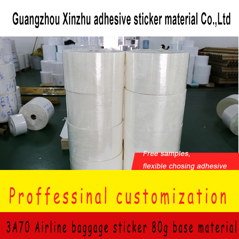 Factory Wholesale 3A70 Airline Baggage Adhesive Sticker Xz-3A2562