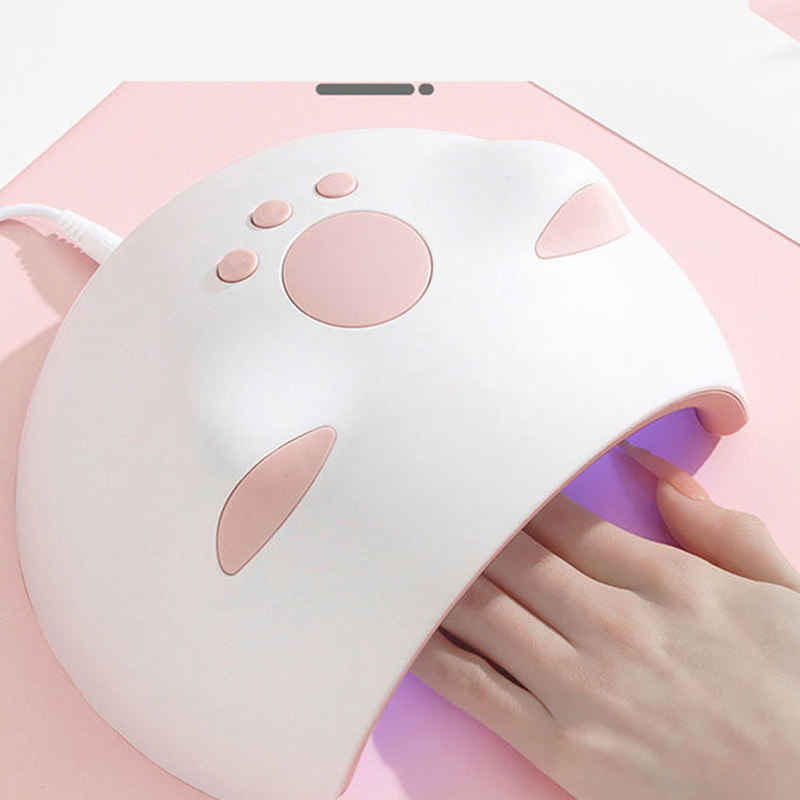 Hot Selling New Mini Cat 60W Dual Light Source Intelligent Induction USB Plug UV Nail Lamps