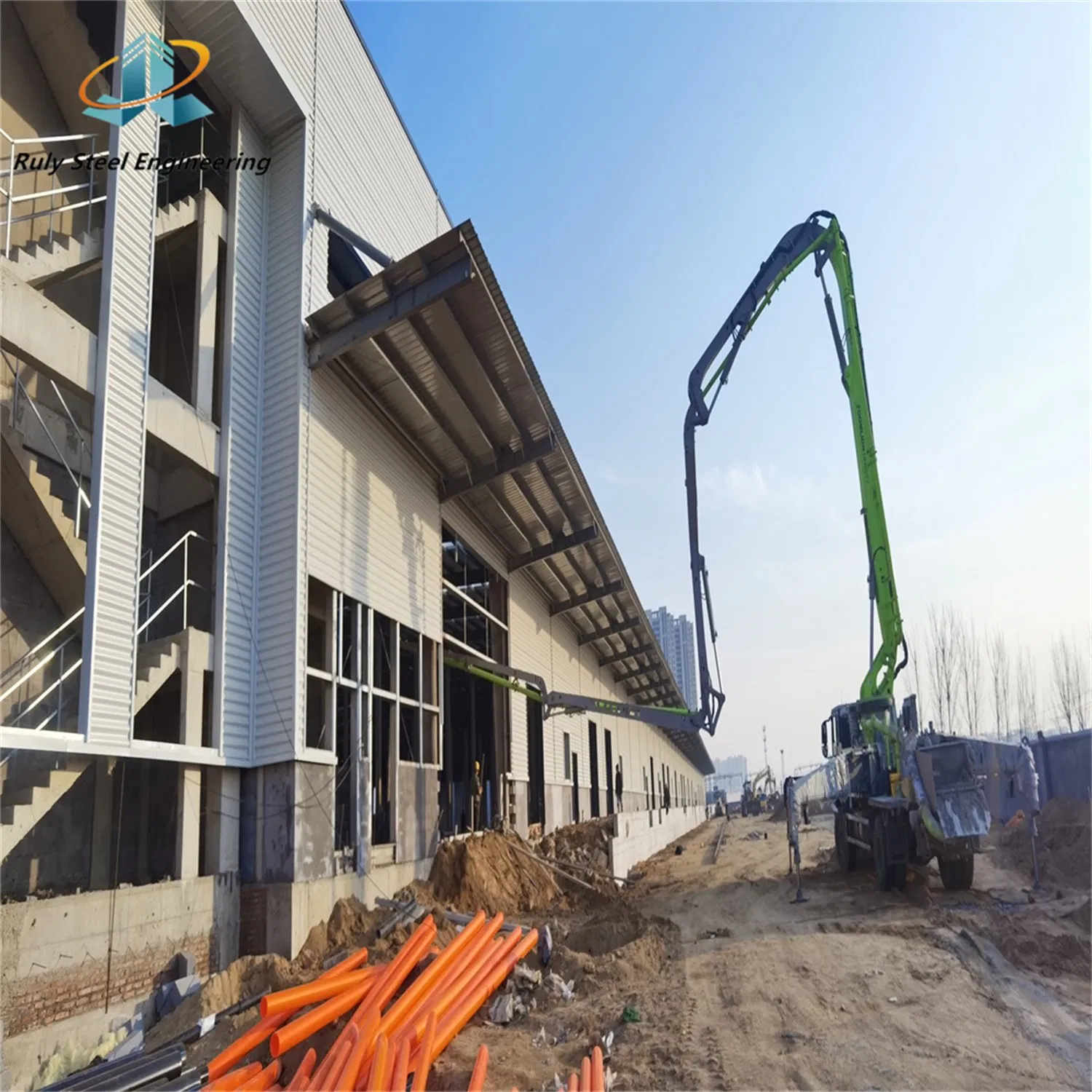 Seismic-Resistant Steel Structure Building Construction Materials Prefab Metal Workshop