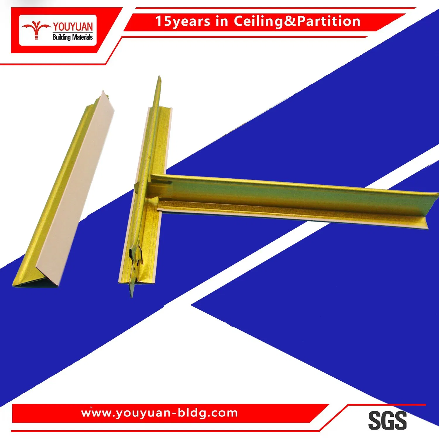 Iron Suspended Ceiling Price with T Grid Installation
