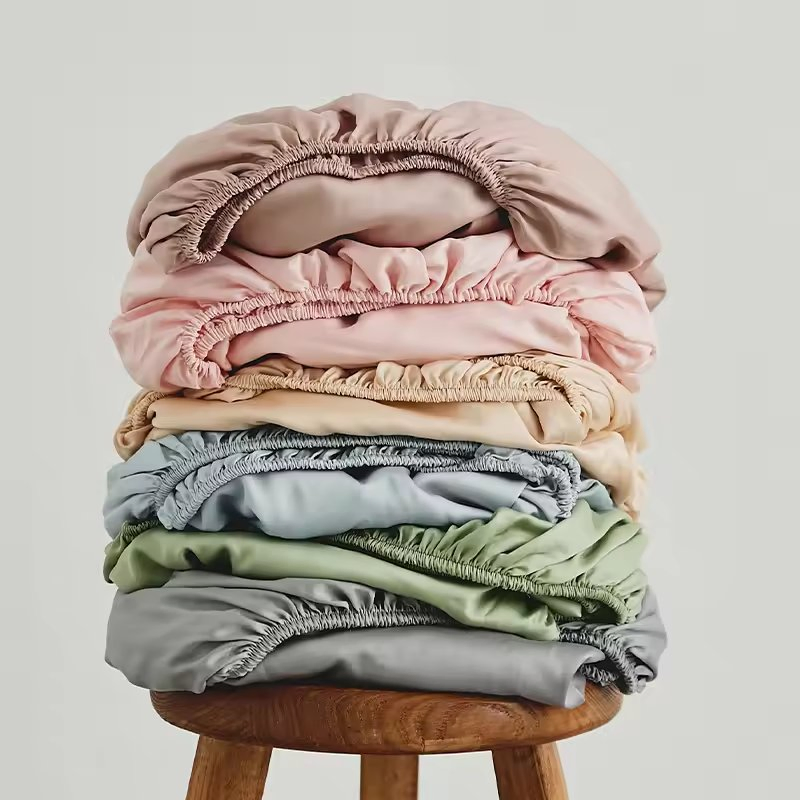 Soft and Cool Organic Bamboo Bed Sheet Set Pure Custom