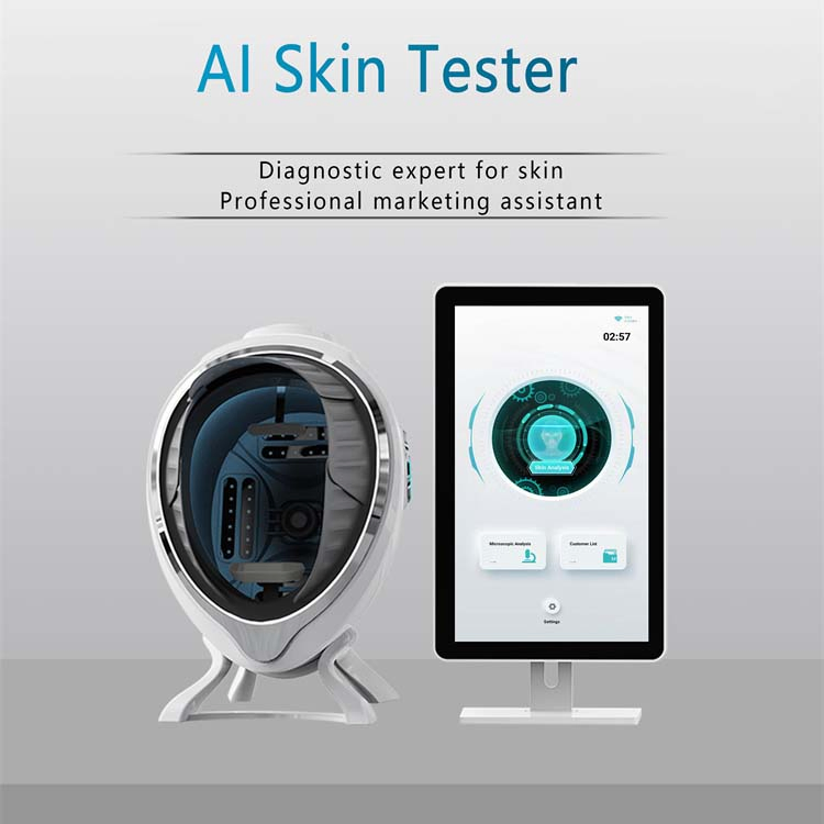 Professional Skin Analysis Machine Pore Detector Skin Scanner Facial Skin Tester Ai Skin Analyzer