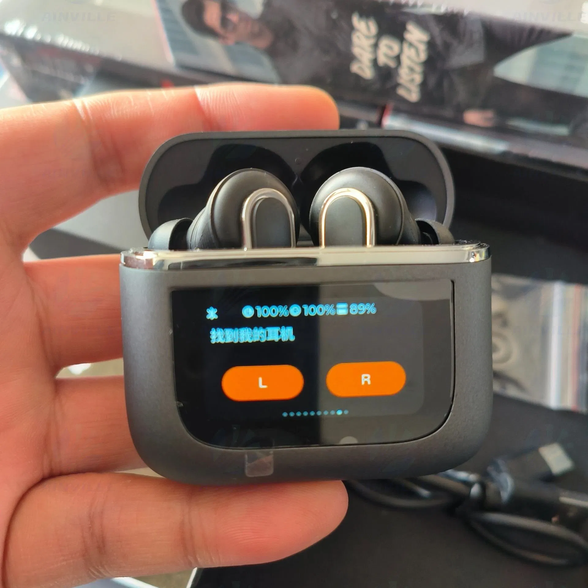 Игровые наушники Anc Enc V8 с микрофоном и сенсорным управлением