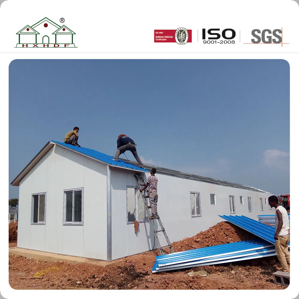 Prefab Light Steel EPS Sandwich Panel House/Dorm/Office in Ethiopia