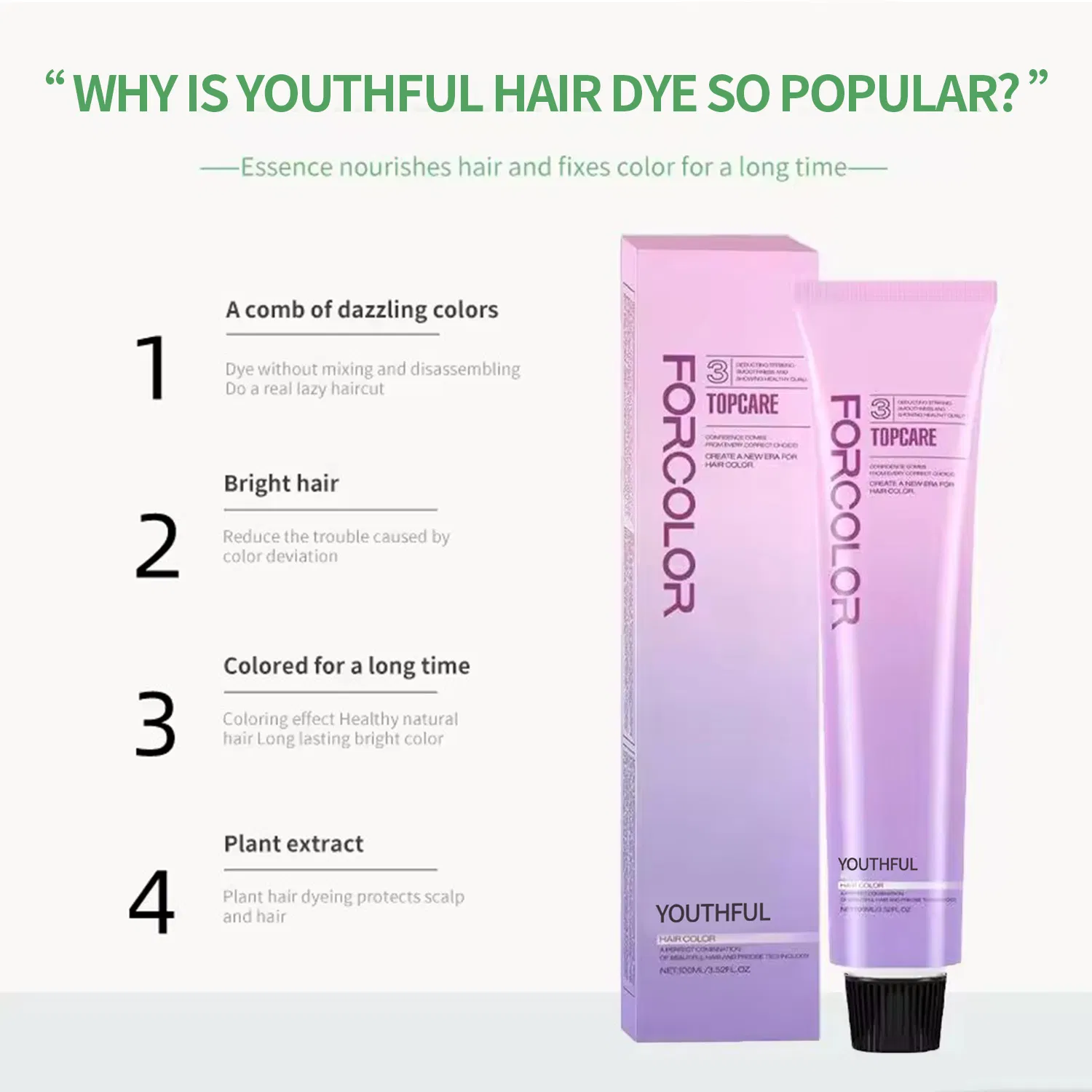 China Factory Best Magic Easy Color Herbal Hair Dye