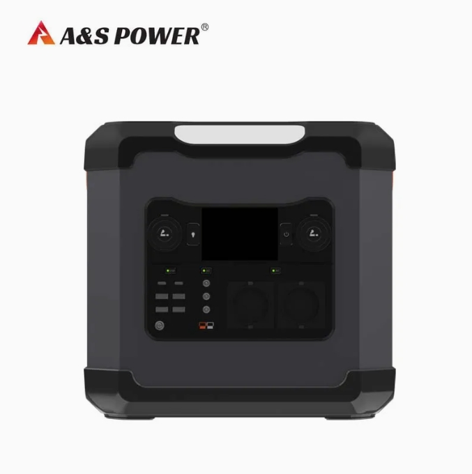 A&S 1500 Portable Power Station 1500W 220V/110V LiFePO4 Battery 60ah 22.2V Rechargeable Solar Generator for Home Backup & Outdoor Use