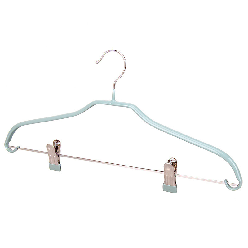 PVC Coated Galvanised Steel Metal Hangers Adult Space Saving Metal & Plastic Coating Clothes Hangers, Laundry Plastic & Metal Hangers