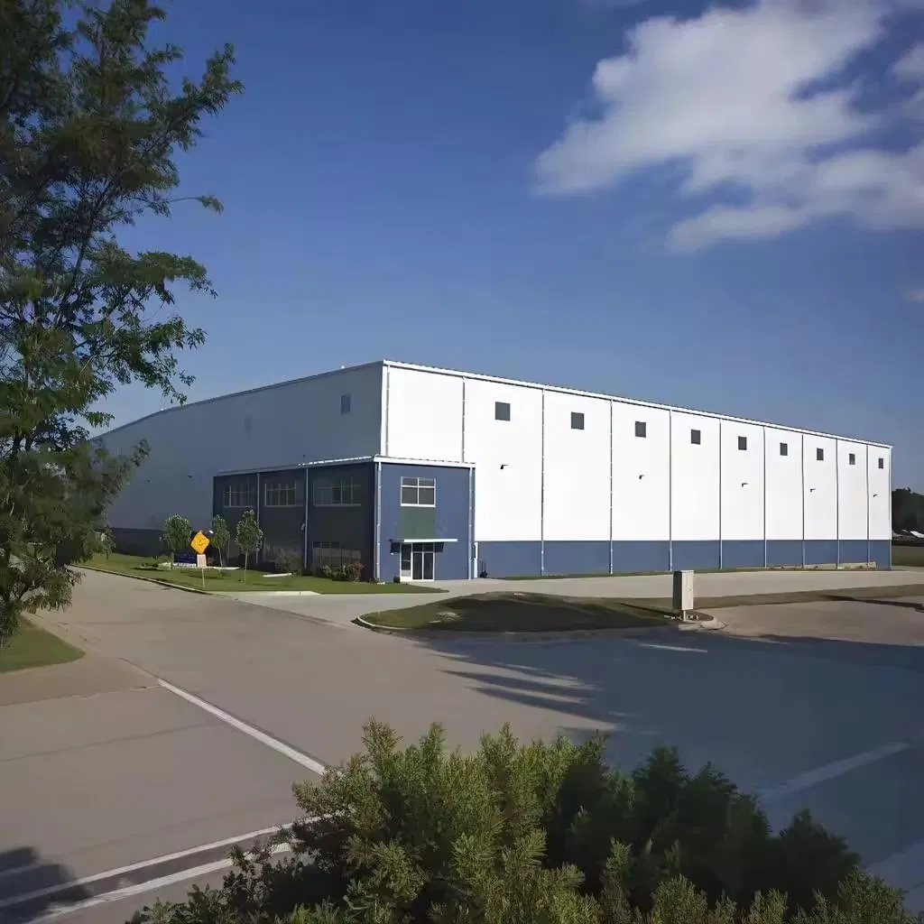Free Design Prefabricated Plant Workshop with Office House Steel Structure