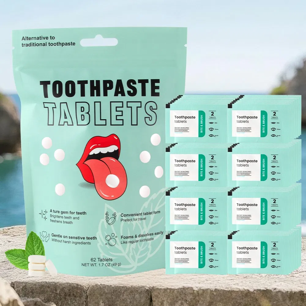 Solid Toothpaste Hydroxyapatite Whitening Toothpaste Tablets