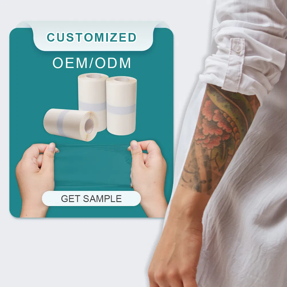 Waterproof Tattoo Patch PU Film Cover Bandage Tattoo Aftercare Roll