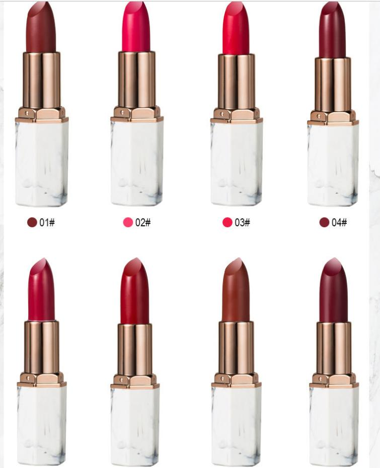 Glazzi Marble Lipstick Multicolor Retro-Red Coral Red