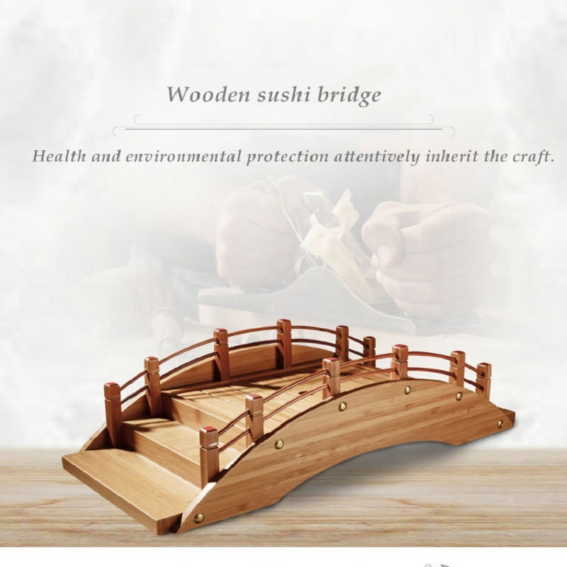 Japanese Style Wooden Sushi Bridge