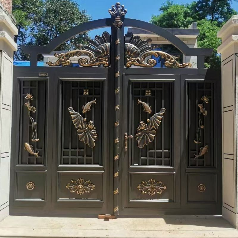 Weather Resistant Aluminum European Style Swing Gate-Durable, Stylish, Customizable