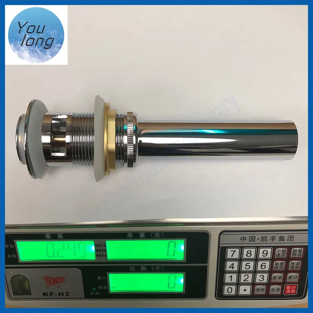 Сифон для раковины 1"1/4 с переливом, хром