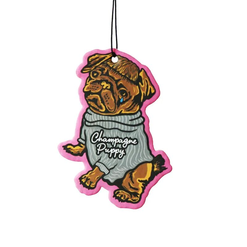 Customized Car Air Freshener Paper Logo Hanging Perfume Fragrance Air Freshener Promotional Gift