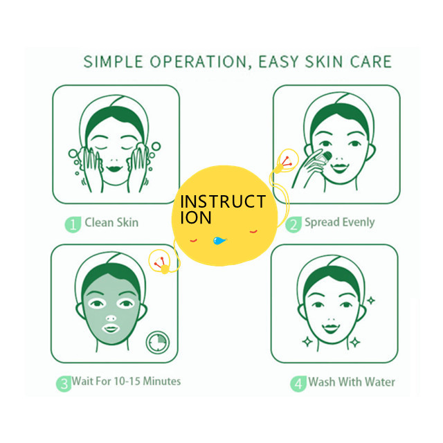 Deeply Cleaning Face Green Tea Mask Clay Mask Solid Stick