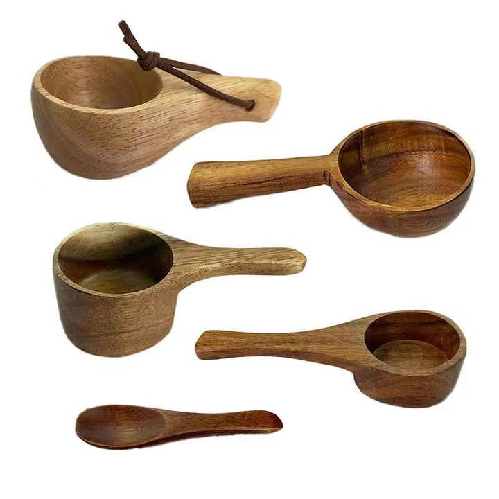 Wood Measuring Spoon for Kitchen Baking Cooking Utensil Tools