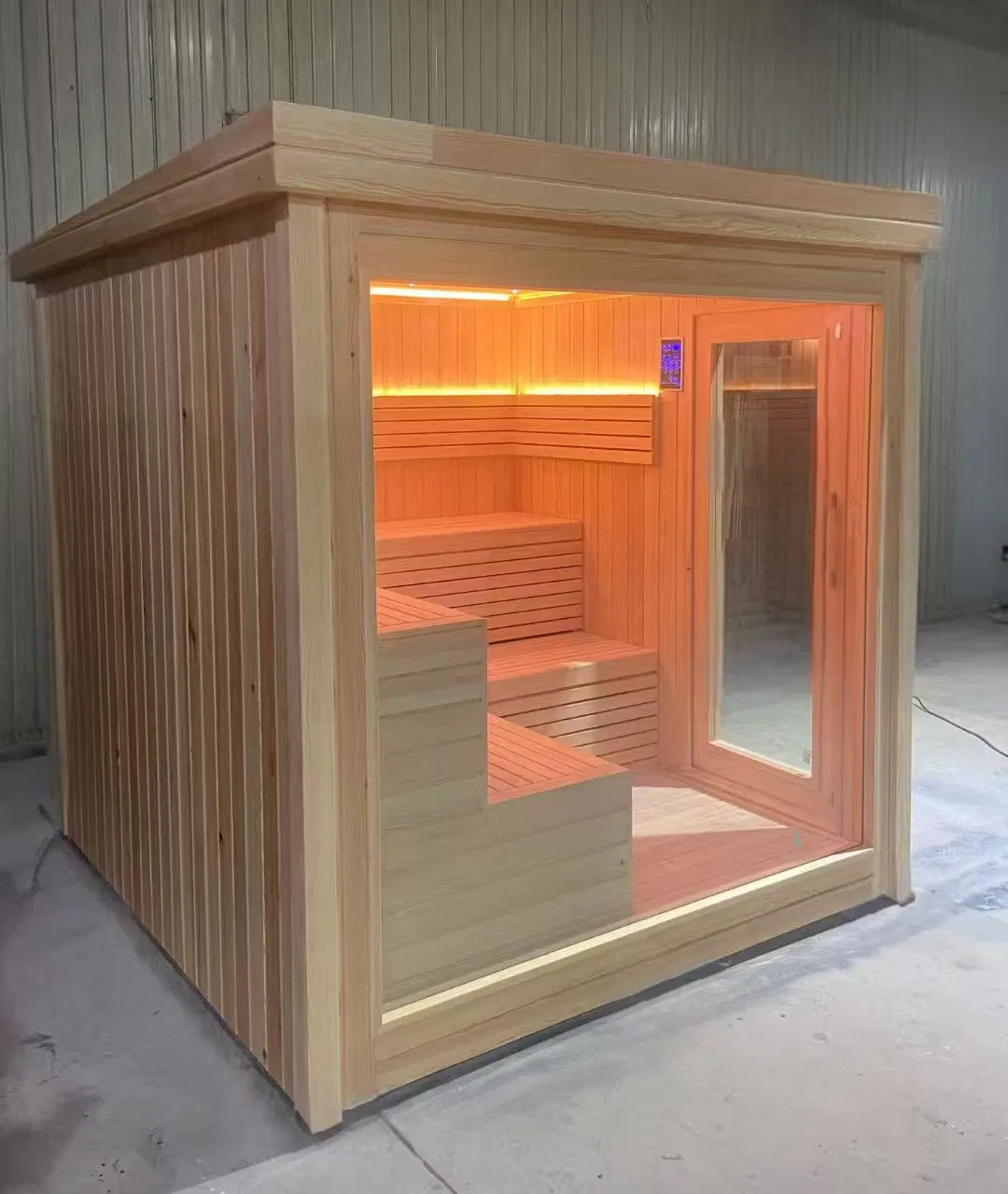 Канадская электрическая печь-каменка для уличной сауны