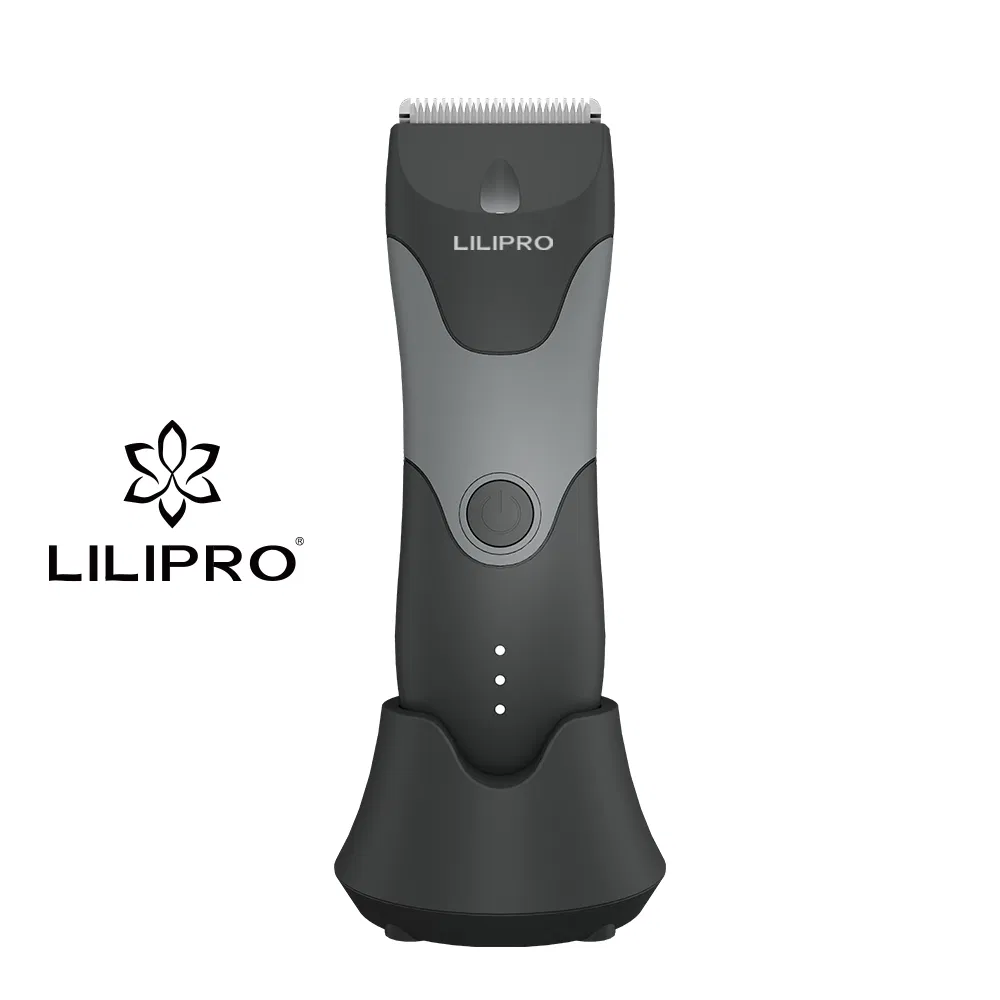 Waterproof Grooming Trimmer Lilipro B7 for Men's Whole Body Hair Cutting Skinsafe Blades