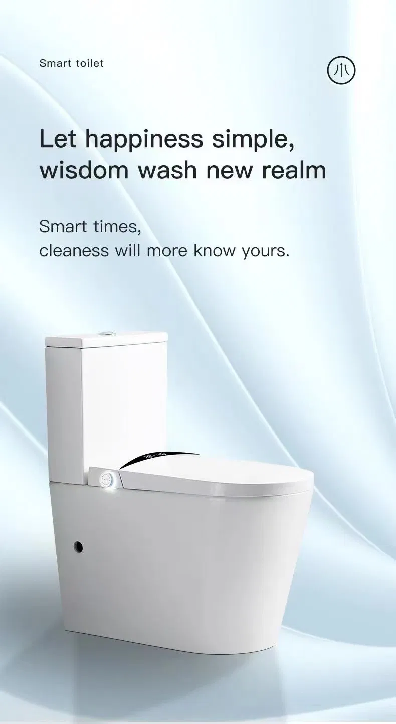 Upc, Watermark, CE Certificate Ceramic Glazed Free Standing Smart Toilets with Cover Seats