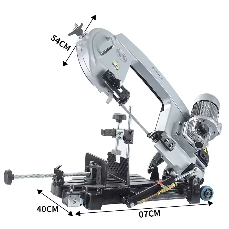 Ленточная пила по металлу портативная угловая 45°