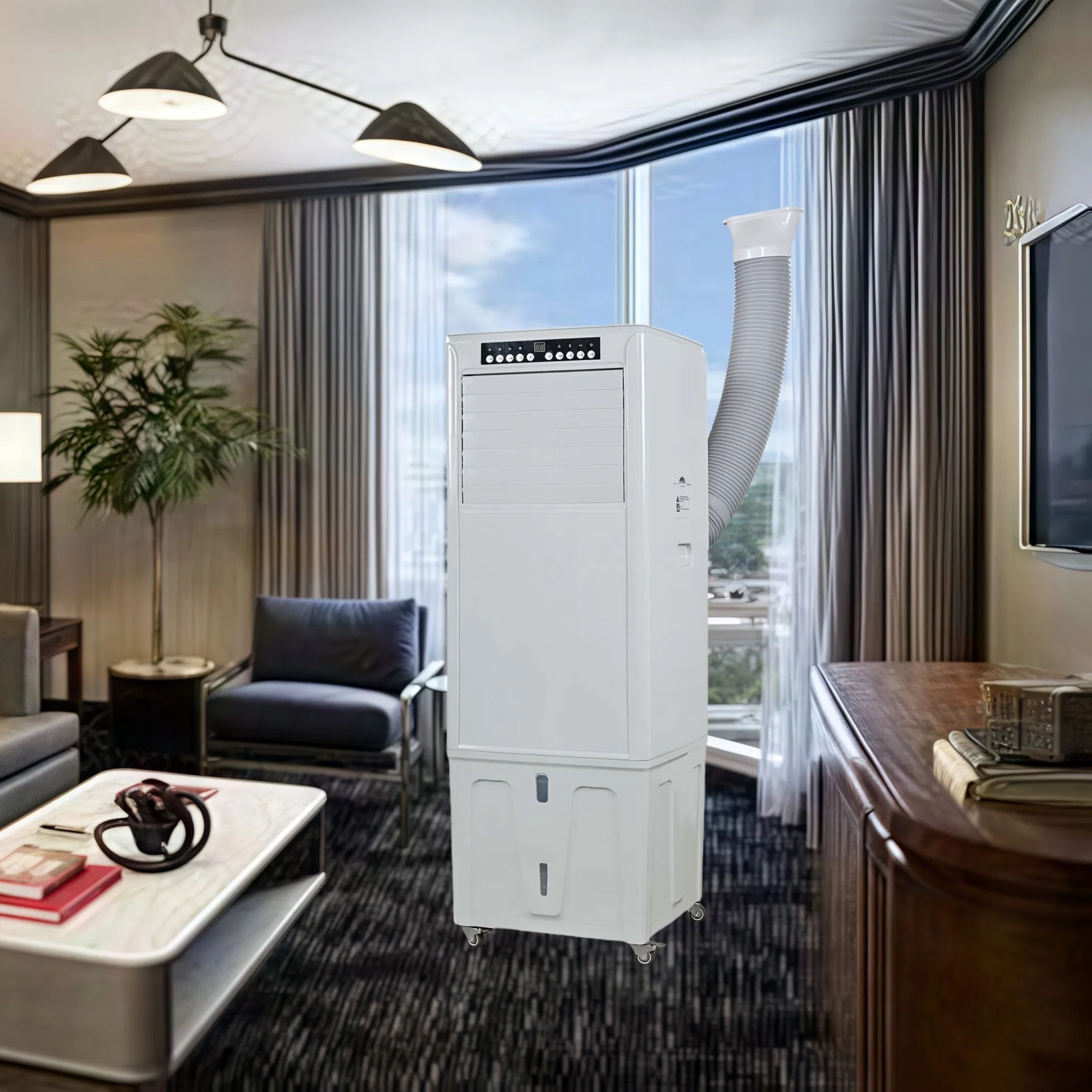 EVAC 15000BTU Variable Frequency R419A-Refrigerant Cooling-Only Portable Air Conditioner for Household