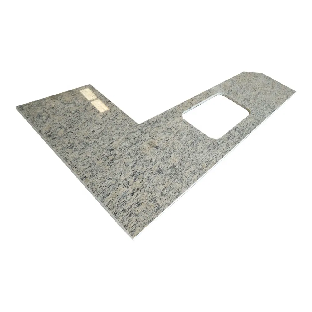 Popular Brazilian Giallo Yellow Granite Stone Colors Countertops for Kitchen
