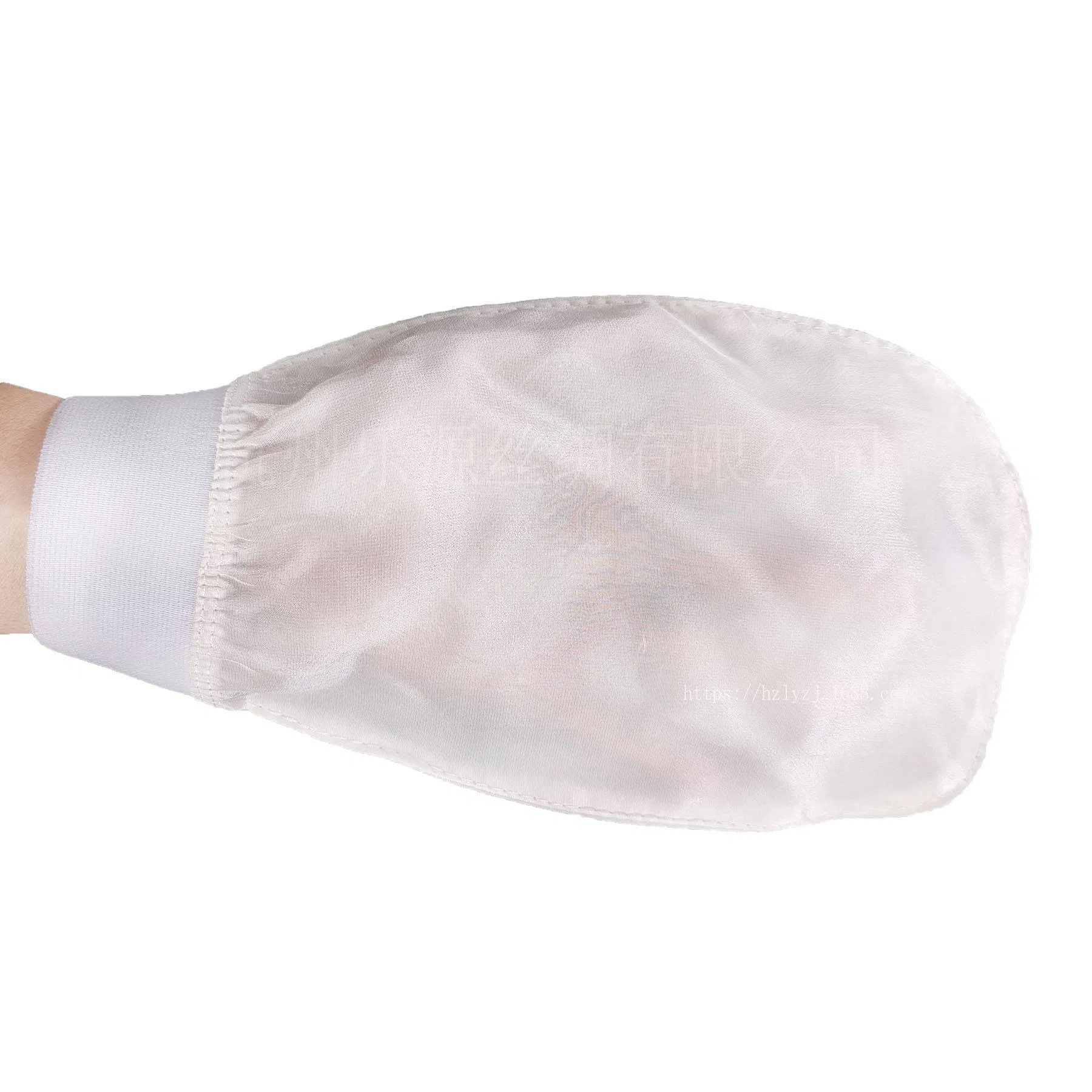Supplier Custom Exfoliating Remove Dead Skin Scrubbing Silk Exfoliating Mitt Remove Tanning Silk Gloving Exfoliating 100% Silk