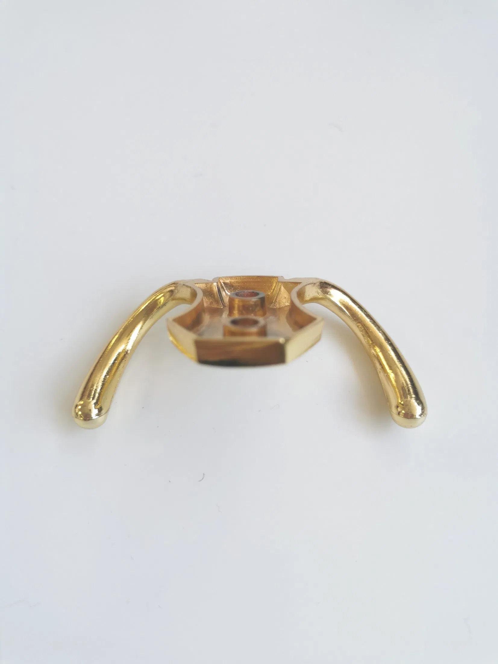 Golden Double Prong Robe Hook for Bathroom Accessories
