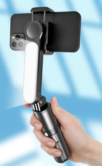 Selfie Stick Three-Legged Desktop Bracket, Integrated Mobile Phone Live Selfie Stick