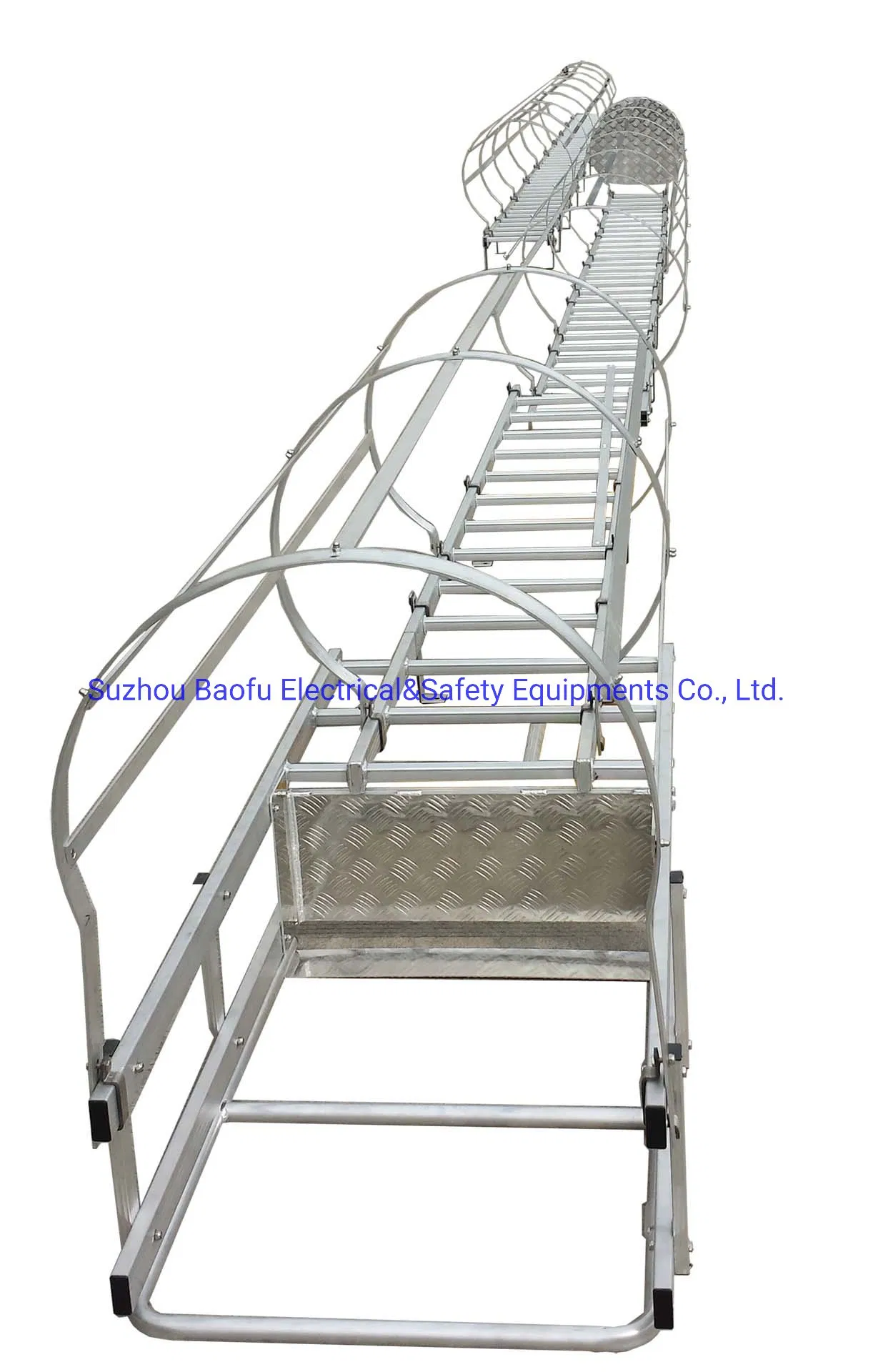 Aluminum Alloy Cage Ladders for Roof Entry