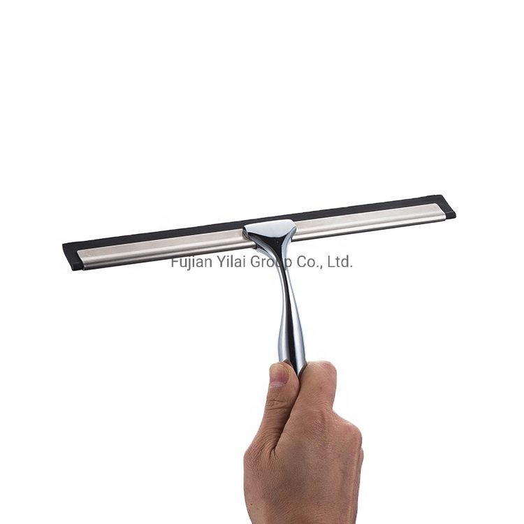 Glass Cleaning Squeegee Wiper Zinc Alloy Handle Shower Squeegee
